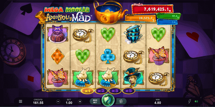 Absolootly Mad Mega Moolah slot Demo Game