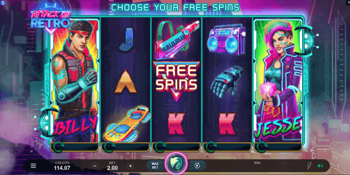 Attack on Retro slot Demo Game