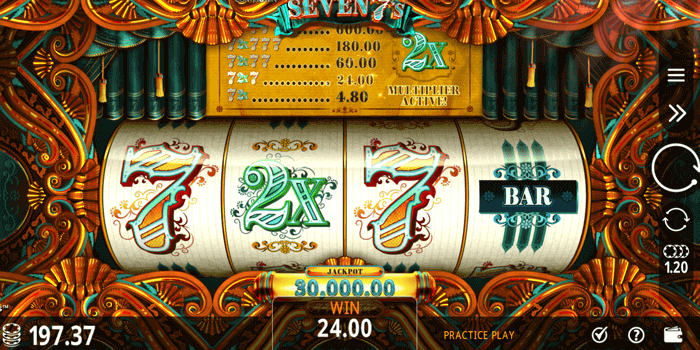 Seven 7's slot Demo Game