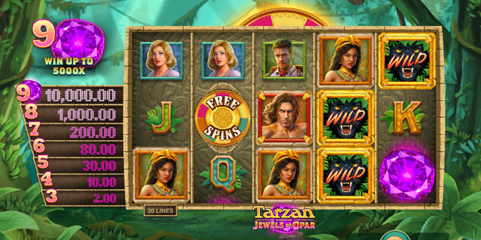 Tarzan and the Jewels of Opar slot demo game