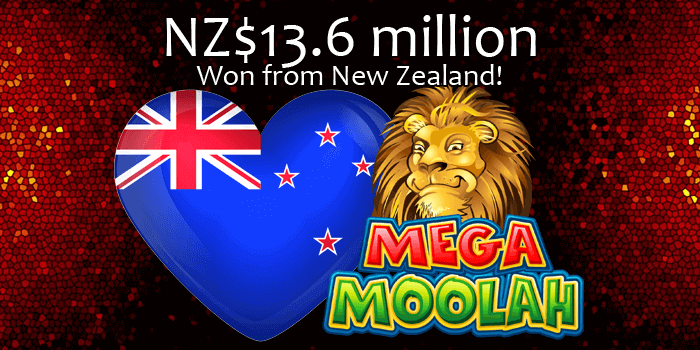 13.6 million New Zealand dollars won on Mega Moolah on 8 May 2020