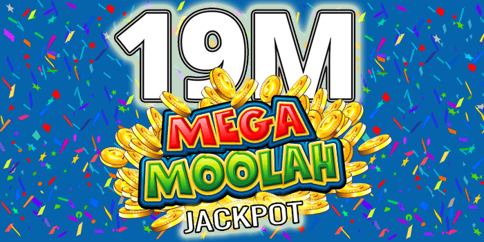 19 million Mega Moolah jackpot