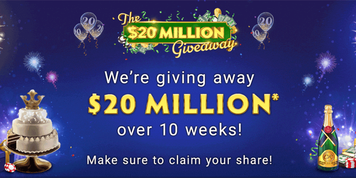 $20 million giveaway at Casino Rewards casinos