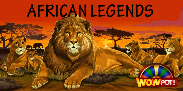 African Legends Wowpot linked slot preview
