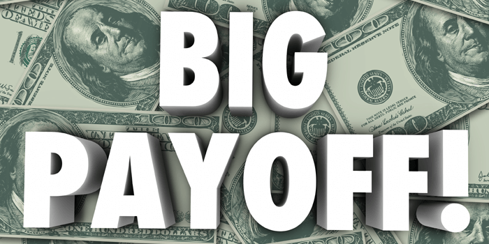 A big payoff can come in the form of winning Mega Moolah