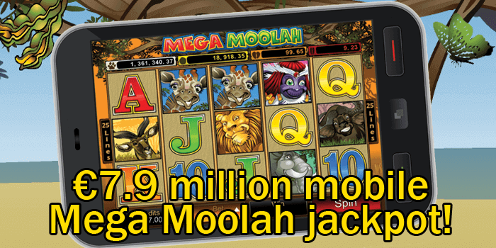 The biggest mobile Mega Moolah win
