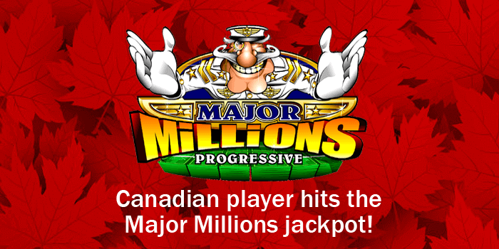 Canadian player hits Major Millions jackpot