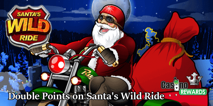 Double Casino Rewards Points on Santa's Wild Ride slot throughout December 2019