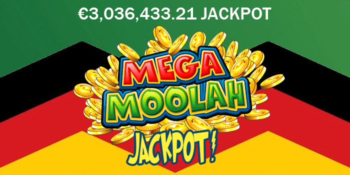 German player wins 3 million euros on Mega Moolah