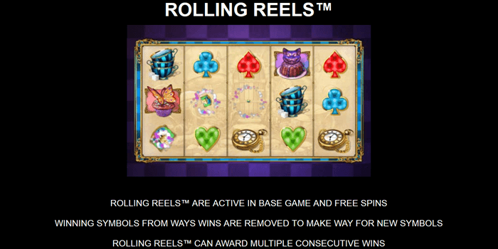 How Rolling Reels work in slot games