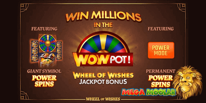 How to play the Wheel of Wishes Wowpot Jackpot slot