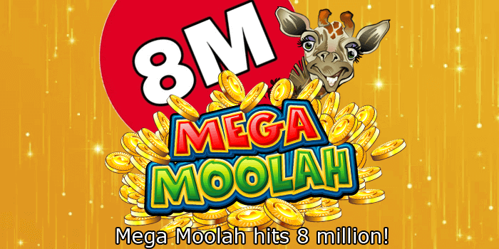 Mega Moolah's Mega Jackpot storms past the 8 million mark