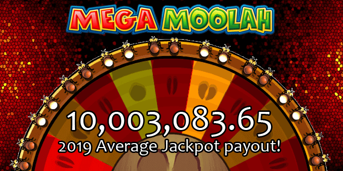 Mega Moolah's Mega Jackpot average win is now over 10 million
