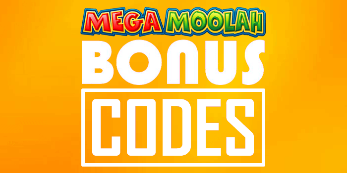 Mega Moolah bonus codes