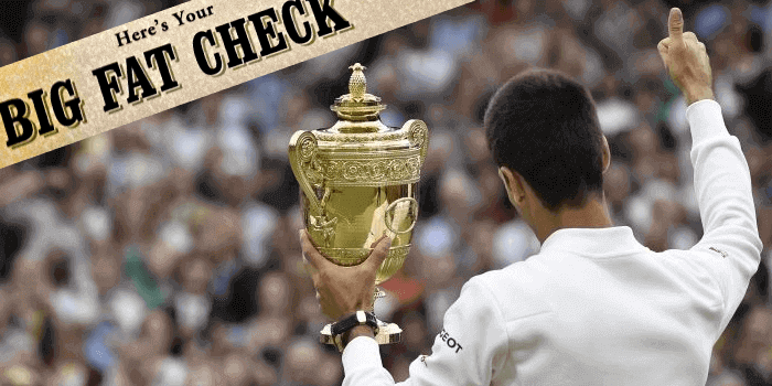 Mega Moolah jackpot is three times bigger than the Wimbledon winner's cheque