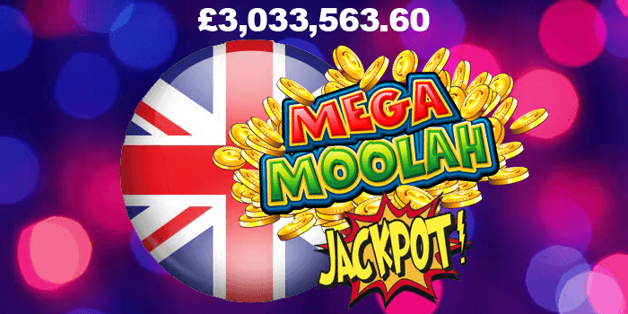 Mega Moolah jackpot won by British player for over 3 million GBP