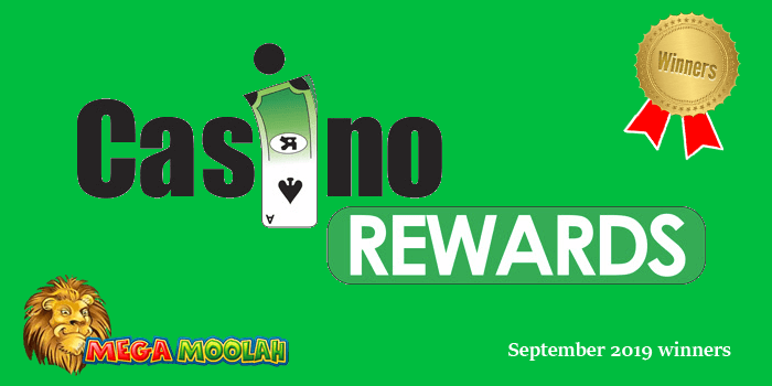 September 2019 Casino Rewards winners