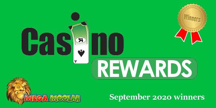 September 2020 Casino Rewards winners