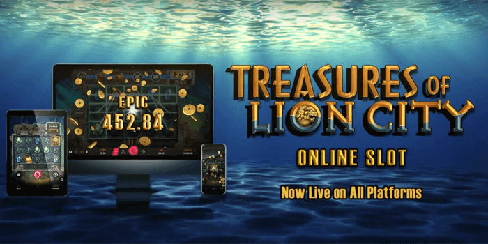 Treasures of Lion City slot is themed after the sunken city of Shi Cheng, here's our review