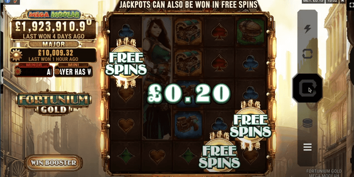 Fortunium Gold Mega Moolah slot Free Spins video