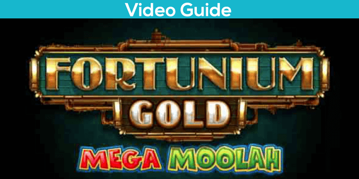Video guide to playing Fortunium Gold Mega Moolah slot