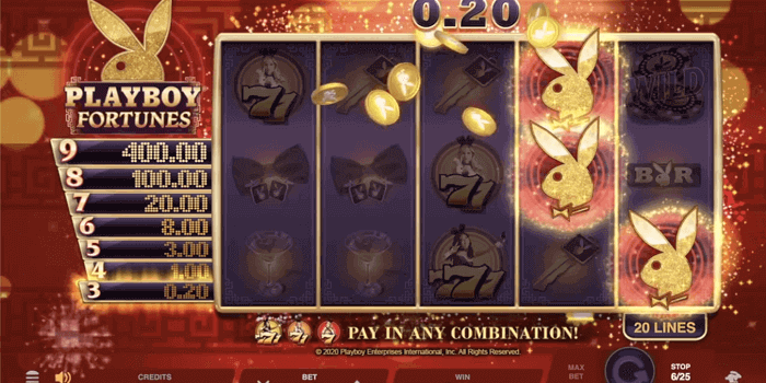 Playboy Fortunes slot video review